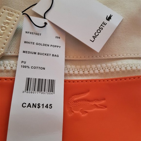 NWT Lacoste bucket bag - Picture 11 of 14